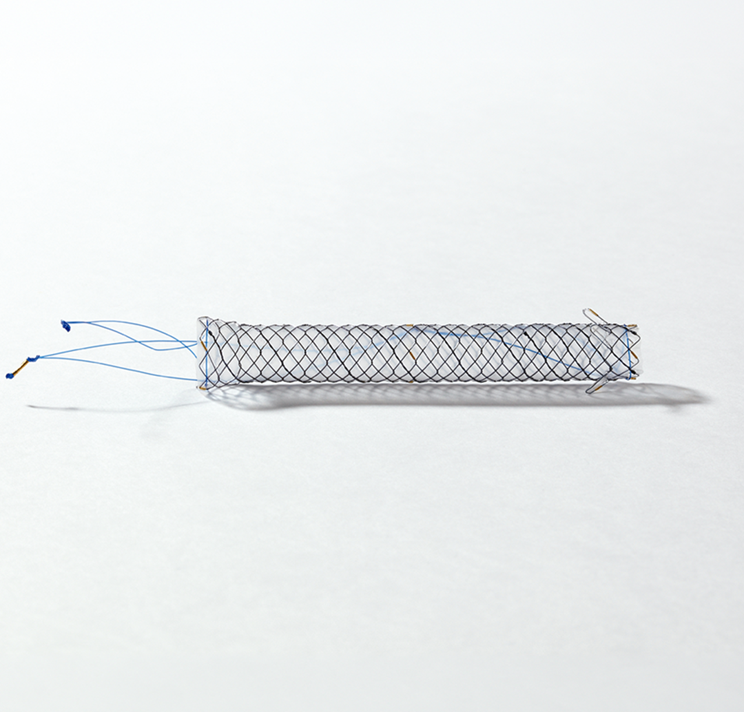 Stent Biliar BCT – Total coberto com flaps e laços